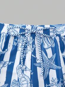 Swim Oasis 26SS 春夏度假風魚骨波西米亞風短褲與連身泳衣套裝 - 彩色 - 查看 9