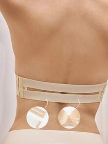 Bralution Underwire Bra With 2 Packs Bra Strap - Apricot - View 8