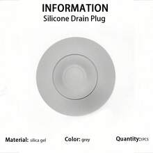 1 buah Sumbat dan Filter Pembuangan Silikon Universal, Cocok untuk Wastafel, Bak Cuci, Bak Mandi - Anti-Penyumbatan, Pop-Up, Shower, Bak Mandi dan Wastafel, Fleksibel & Tahan Lama - MultiWarna - View 22