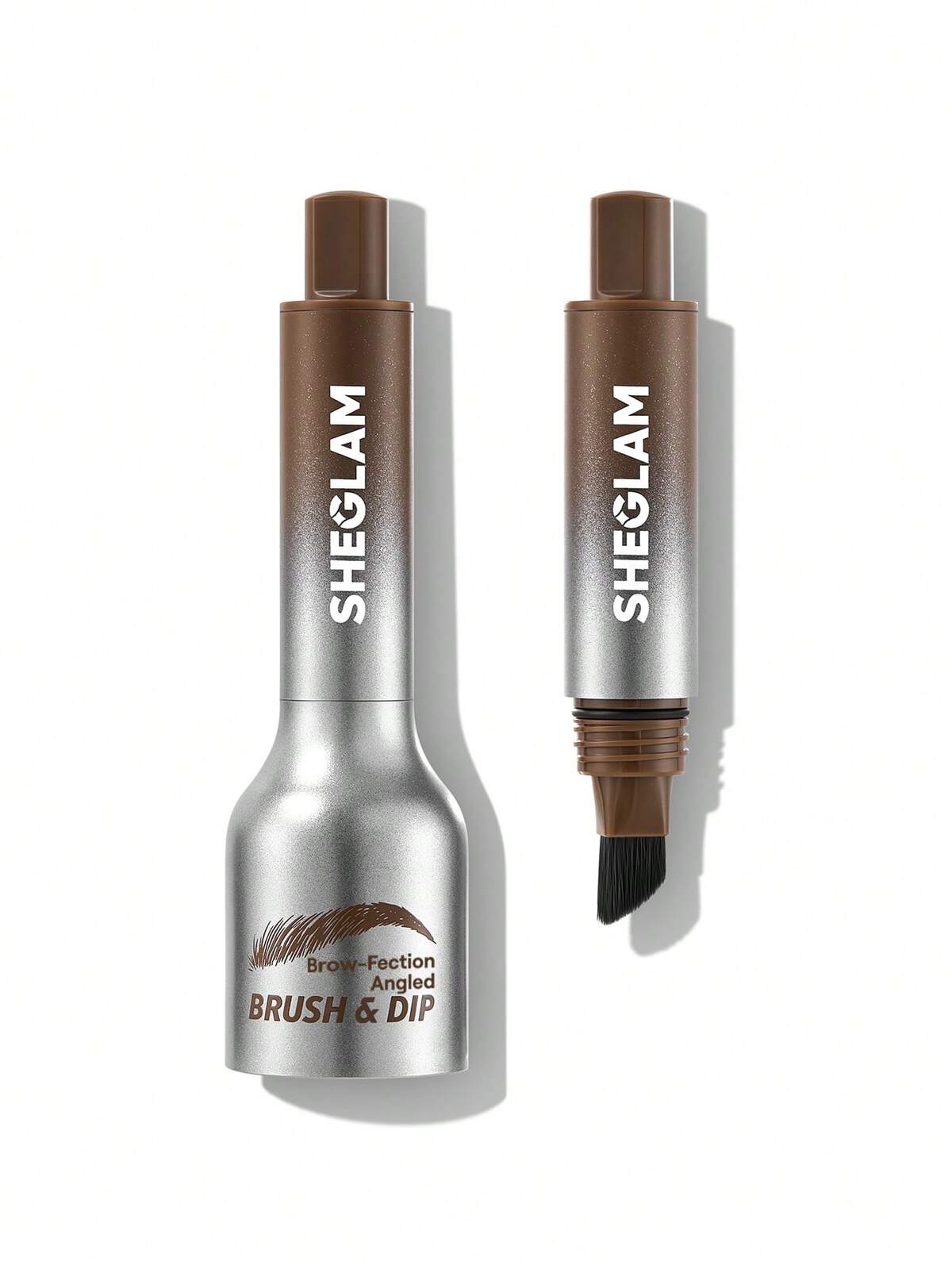 Brow-Fection Angled Brush & Dip-Taupe