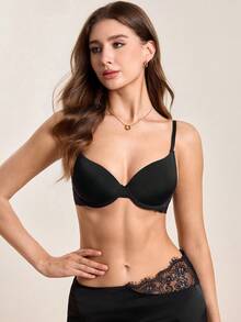 Hourtrue 3pcs Women Lift Up Push Up Bras, Enhance Appearance, Prevent Side Leakage, Support And Shape - Multicolor - View 3