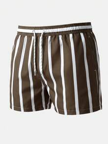 Manfinity KASUA Quần short đi biển sọc nam, thời trang & tối giản để mặc hàng ngày, Hawaii - Nhiều màu - Xem 8