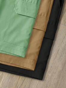 Manfinity Dauomo Men's Casual Shorts With Pockets 3 Pieces Set - Multicolor - View 6