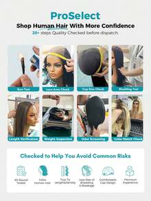 Protector de pelo con base de encaje transparente de 3*4 pulgadas, extensión de pelo postizo invisible con raya libre para mujeres - S18/613 - Ver 9