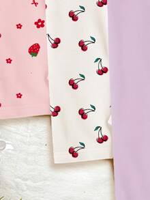 Souflis Souflis [Random 4pcs Sent]Spring/Summer Series, Dopamine Cream Spring/Summer Color Palette, Bohemian Style Floral, Daisy, Plant, Bow Pattern, - Multicolor - View 5