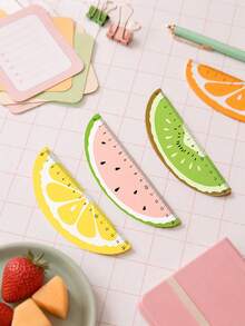 Joivida 1/4Pcs Creative Fruit Pattern Wooden Ruler, Vibrant Exquisite Design, Perfect Gift For Classroom Rewards & Birthday, Ideal For School Home Decoration - multicolor - View 8
