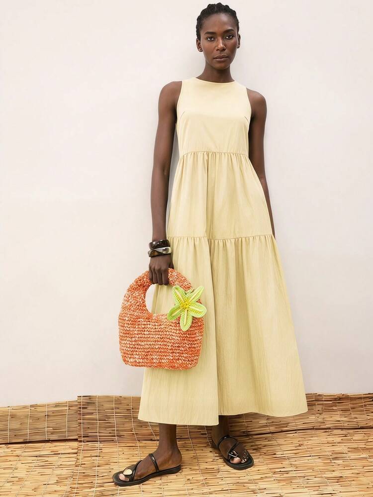 SHEIN Maija Damen Handtaschen mit Griff, Strohgeflecht Tasche, Strohsack, Ozean Element Anhänger, modisch, elegant, schlicht, personalisiert, vielseitig, für Strand, Urlaub, Feiertage, Sommer, Küste, Strandparty