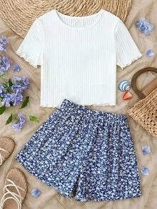 Blue and White