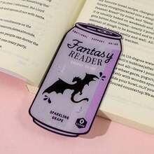 1PC Romantic Fantasy Beverage Can Shaped "Reader's Energy Drink" Bookmark, Suitable As A Holiday Cultural Creative Bookmark Gift For Book Lovers, Readers And Fantasy Enthusiasts - multicolor - View 7
