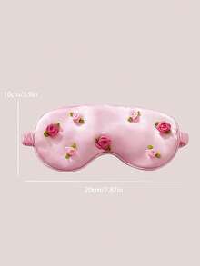 SHEIN 1 Piece Silk Sleep Shading Breathable Large Intestine Elastic Eye Mask - Multicolor - View 3