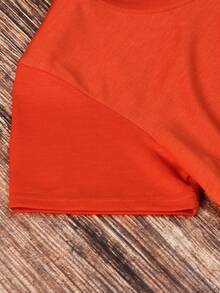 NostaNoir Heart Print Tee - Burnt Orange - View 6