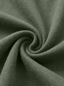 EMERY ROSE 女款大尺碼素色高腰時尚牛仔褲 - 綠色 - 查看 8