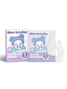 Slow Sunday Face Fine Line Patches 5 PCS, Smooths The Look Of Nasolabial Folds, Firms Sagging Skin, Tightens And Smooths, Reduces Fine Lines, Moisturizes & Brightens, Korean Skincare, Perfect For Summer - Collagen - Xem 7