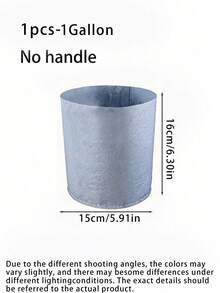 1-5个装 1-10加仑 加厚加厚无纺布多用途植物种植袋，带提手，适用于室内外园艺，种植蔬菜、花卉、香草、盆景植物，圣诞节假日礼物，园艺用品，种植容器，种植袋，礼品创意，笔，文具，学习用品 - 白色 - 查看 4