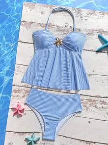 Blue and White