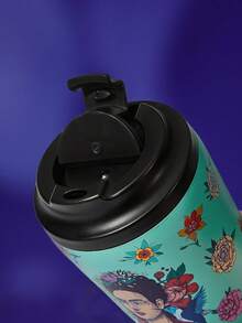 Frida Kahlo X SHEIN 360ml / 12oz 防漏不鏽鋼便攜隨行杯 - 藍色 - 查看 5