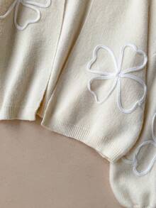 Muvela Áo khoác cardigan nữ mùa đông cơ bản, màu trơn, kiểu dáng thường ngày, chất liệu dệt kim hoa, áo cardigan ngắn tay dài họa tiết hoa, đơn giản và thời trang, mặc hàng ngày, áo cardigan dệt kim hoa thủ công màu trơn dành cho nữ, thích hợp mặc hàng ngày, mùa thu, đi học, dành cho giáo viên, trang phục công sở, áo cardigan màu mơ thanh lịch để đi chơi, áo dành cho học sinh, mùa thu, trang phục thường ngày ấm áp mùa thu và mùa đông. - Màu be - Xem 5