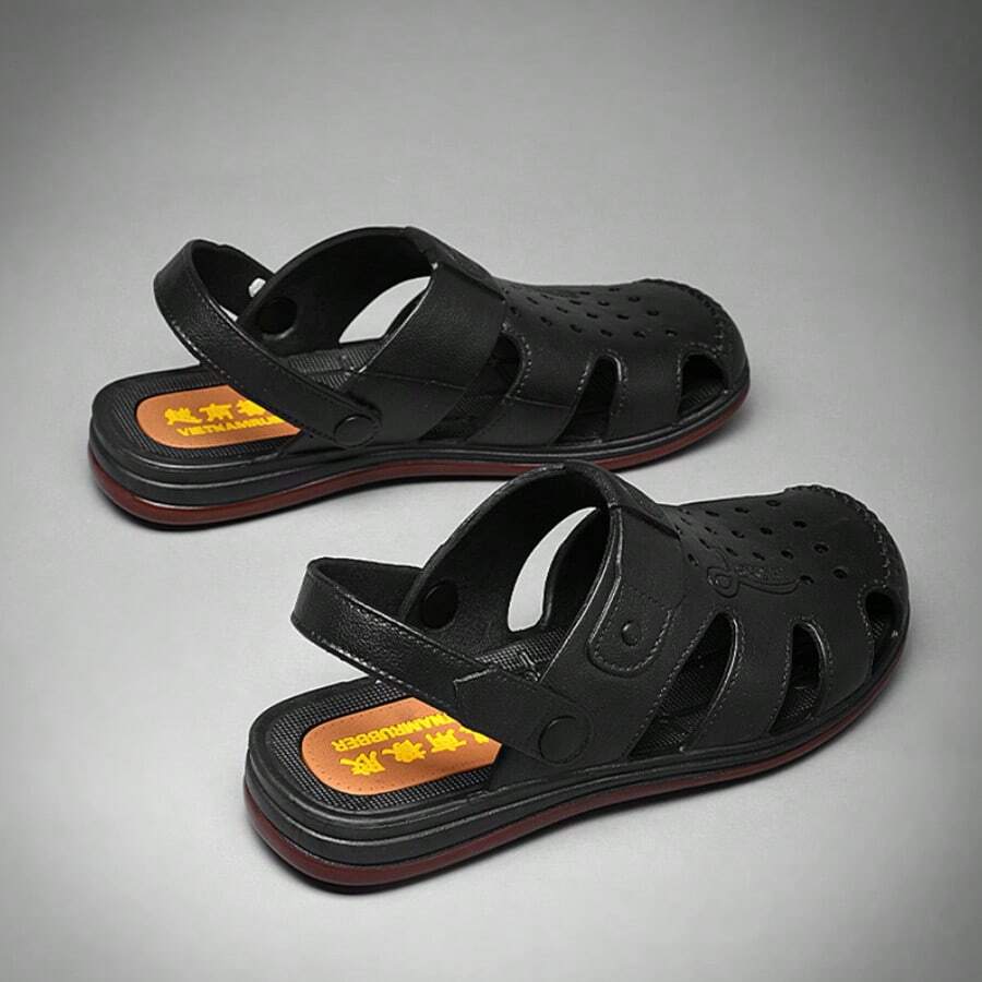 Sandalias Para Hombres - 黑色 - 查看 1