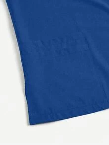 TaskEZ Chaqueta de uniforme de enfermería minimalista de unicolor con cremallera, cuello alto y manga raglán - Azul menta - Ver 5