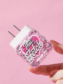 Mean Girls | SHEIN 數據線保護套，適用於 iPhone 充電器，4 件組手機線材保護套，充電器保護套（不含數據線） - 粉色 - 查看 6