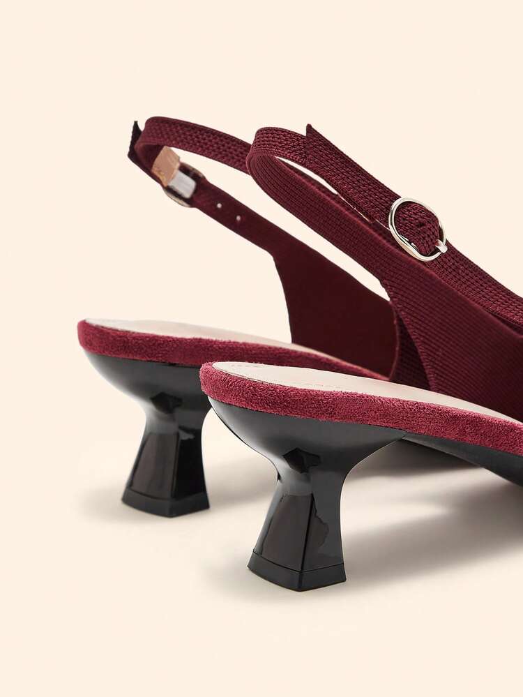 CUCCOO BASICS Women Shoes Classic Simple Fashion High Heels Pointed Thin Heels Empty Shoes, Cat And Women's Shoes, Workplace Light Party Elegant Temperament High Heels