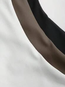 Sweetra Body casual de mujer de unicolor con tirantes anchos y fruncido - Multicolor - Ver 11