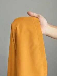 Slaydiva Koleksi Terbaru Musim Semi/Panas: Atasan Crop Top dan Celana Panjang Lebar dengan Saku, Warna Hijau, Elegan untuk Perjalanan, Pesta, Klub, dan Aktivitas Luar Ruangan - A - Mustard Yellow - View 10