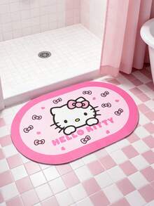 HELLO KITTY AND FRIENDS | SHEIN 1 Piece LOGO Decorative Carpet - contracted design - View 2