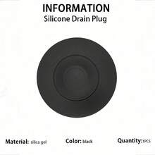 1 buah Sumbat dan Filter Pembuangan Silikon Universal, Cocok untuk Wastafel, Bak Cuci, Bak Mandi - Anti-Penyumbatan, Pop-Up, Shower, Bak Mandi dan Wastafel, Fleksibel & Tahan Lama - MultiWarna - View 24