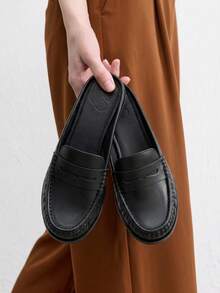 CUCCOO BIZCHIC Kids Casual Versatile Minimalist Flats, Suitable For Daily Wear - Black - View 6