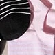 White+Pink+Black Stripe
