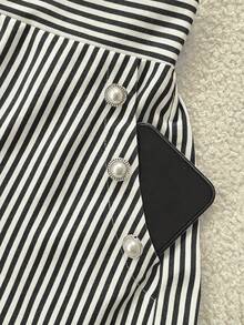 Franclia Women's Striped Casual Versatile Everyday Shorts - Multicolor - View 5