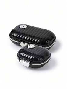 2pcs/1pc Portable Weekly Pill Box, Compartment Medication Storage Container With Lid, Waterproof Sealed Medicine Organizer - Multicolor - View 13