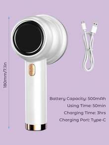 Teckwe Portable Rechargeable Fabric Shaver With Digital Count Display, Powerful Electric Lint Ball Remover, USB Charging Sweater Defuzzer For Clothes, Blankets, Curtains And Upholstery Pilling Removal - Invisible dust collection box - View 8