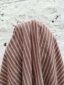 SHEIN Frenchy 大尺碼休閒條紋背心上衣與長褲兩件組 - 彩色 - 查看 4