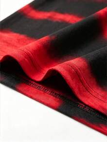 Fenqiro 男士夏季圓領全身字母印花落肩T恤 - 彩色 - 查看 6