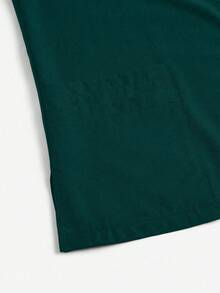 TaskEZ Solid Color Simple Zipper Pocket Long Sleeve Jacket - Dark Green - View 8