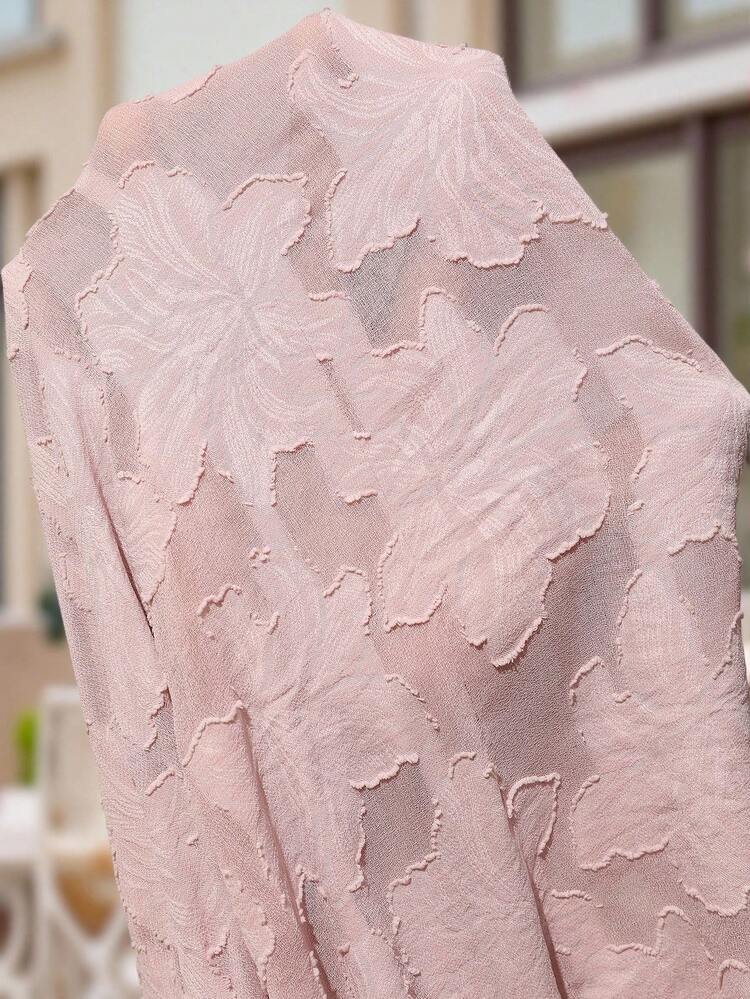 Plus Size Women's Dusty Pink Elegant Summer Dress,Round Neck Solid Color Long Party Dresses,Wedding Ninang Birthday Outfit,Office Work Long Dress