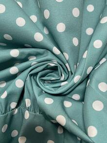 EMERY ROSE Plus Size White Casual Elegant Vacation Dress Vacation Summer - Fresh Green - View 4