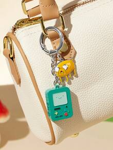 ADVENTURE TIME X SHEIN 可愛卡通鋅合金包包吊飾、吊飾、紀念品、收藏品，適合作為禮物、錢包、書包、背包、汽車配件 - 彩色 - 查看 5