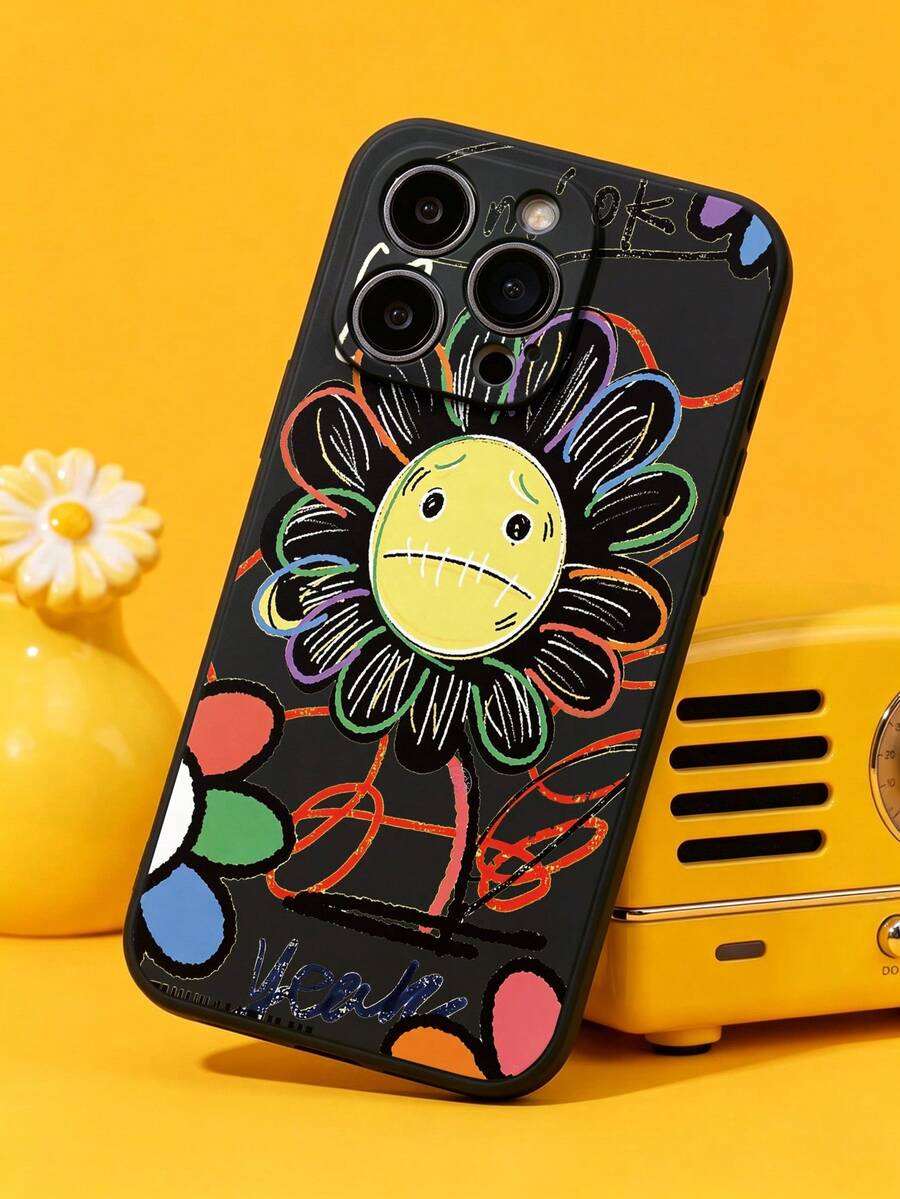 1 pièce de coque de téléphone à bord droit avec trou de précision, peinte en noir, anti-chute, coque souple peinte, coque de téléphone anti-chute compatible avec Phone 17 Pro/17 Air/17/17 Pro Max 16/11/16 Pro/16 Plus/16 Pro Max/16 E/15 Pro Max/13/14/12/XS/XR/7G/8P3. 14 coques de téléphone Apple 11 souples P12 anti-chute XS, étui de protection. - Multicolore - Voir 1