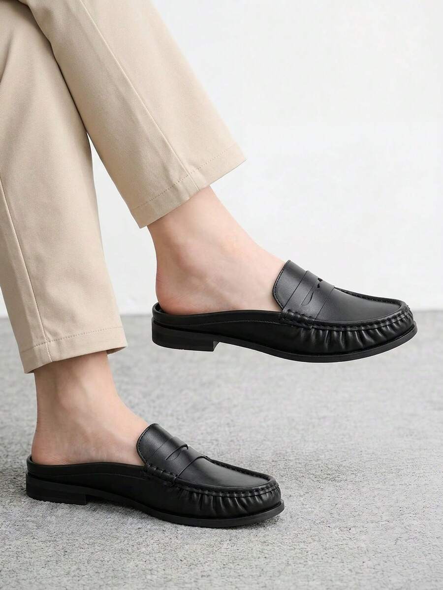 CUCCOO BIZCHIC Kids Casual Versatile Minimalist Flats, Suitable For Daily Wear - Black - View 1