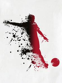 6er/Set Frühling und Sommer Lässig Mode Kreativ Personalisiert Frisch Minimalistisch Nummer 23 Fußballspieler Silhouette Tintenspritzer Buchstaben Slogan Muster Kurz T-Shirt und Shorts Set für Jungen, Schwarz Rot Weiß, Bequemer Alltagstragekomfort, Gemütliche Sommerstile, Sets - Verschiedenfarbig - Übersicht 5
