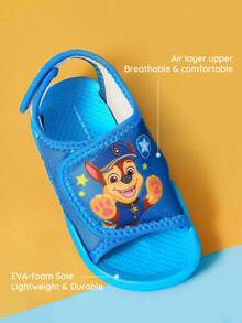 SHEIN | PAW Patrol Baby Sandals, Fashionable And Cute, Breathable Soft Beach Sandals - Blue - View 2