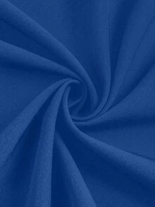 TaskEZ Chaqueta de uniforme de enfermería minimalista de unicolor con cremallera, cuello alto y manga raglán - Azul menta - Ver 7