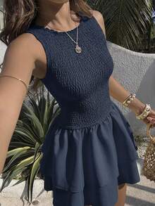 Women Midi Dresses - 杏色 - 查看 10