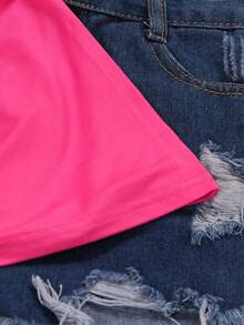 NostaNoir Slogan Graphic Tee Made In The 80's All Original Parts - Hot Pink - View 6