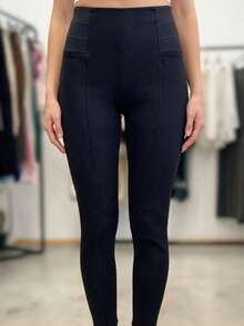 Women's Wide Pants - Black - View 1