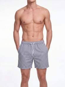 Chillumni Dragsko Ficka Randig Semester Män Strandshorts - Multifärgad - Visa 4