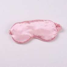 SHEIN 1 pièce Masque pour les yeux de couleur unie, Masque pour les yeux en diamant chaud, Masque pour les yeux en soie respirant et ombrant pour le sommeil avec élastique large, Masque pour les yeux aidant à dormir sans pression - Multicolore - Voir 11